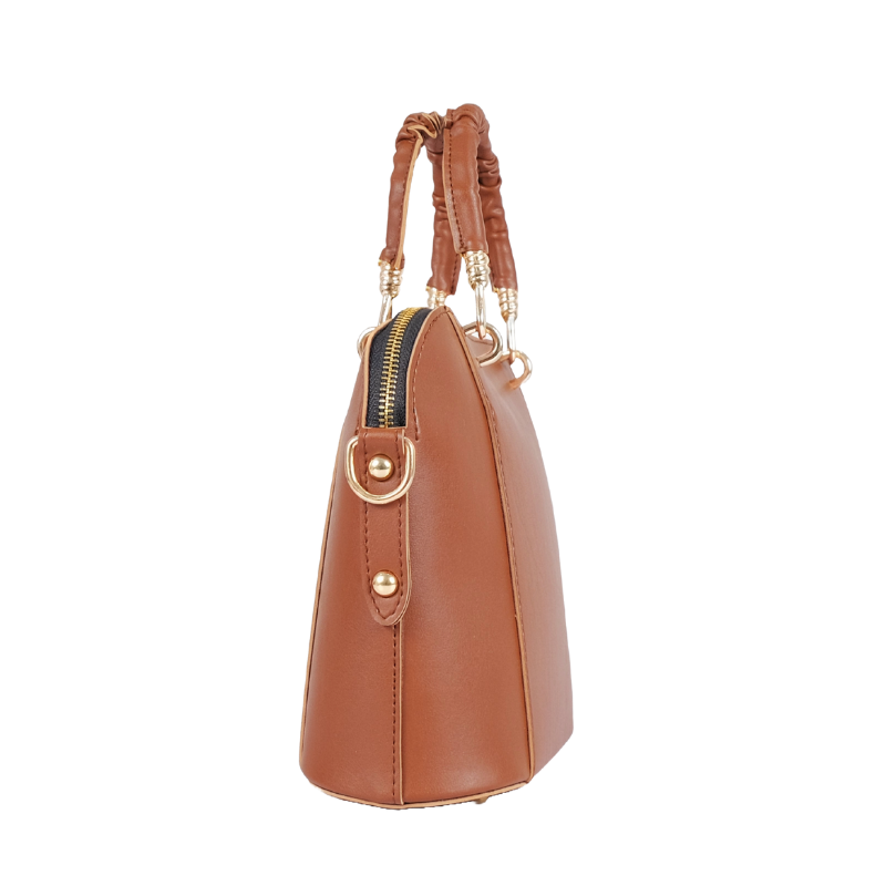 Hanzle Brown Classic Handbag for Women's